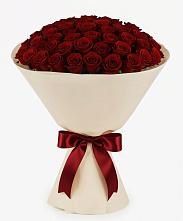 Букет 101 Бордовая роза Блэк Бакарра в Малеевке