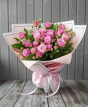 Букет Розовый кустик в Малеевке