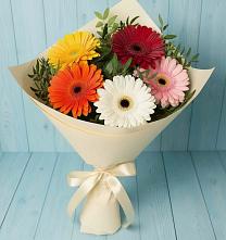 Букет цветов из:  Герберы в Малеевке