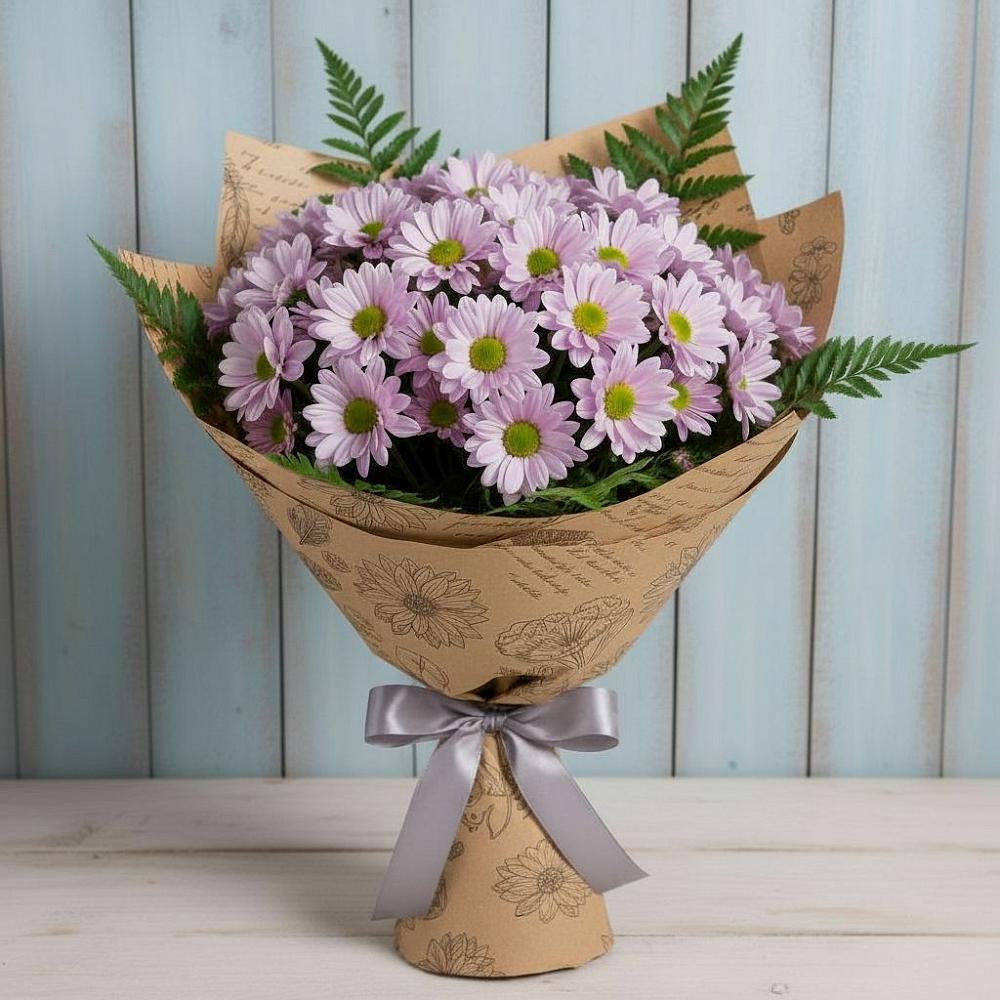 Букет цветов из: Хризантемы в Малеевке