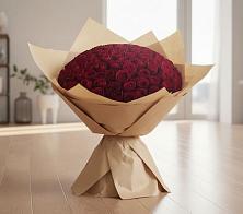 Букет 101 Красная роза в Малеевке