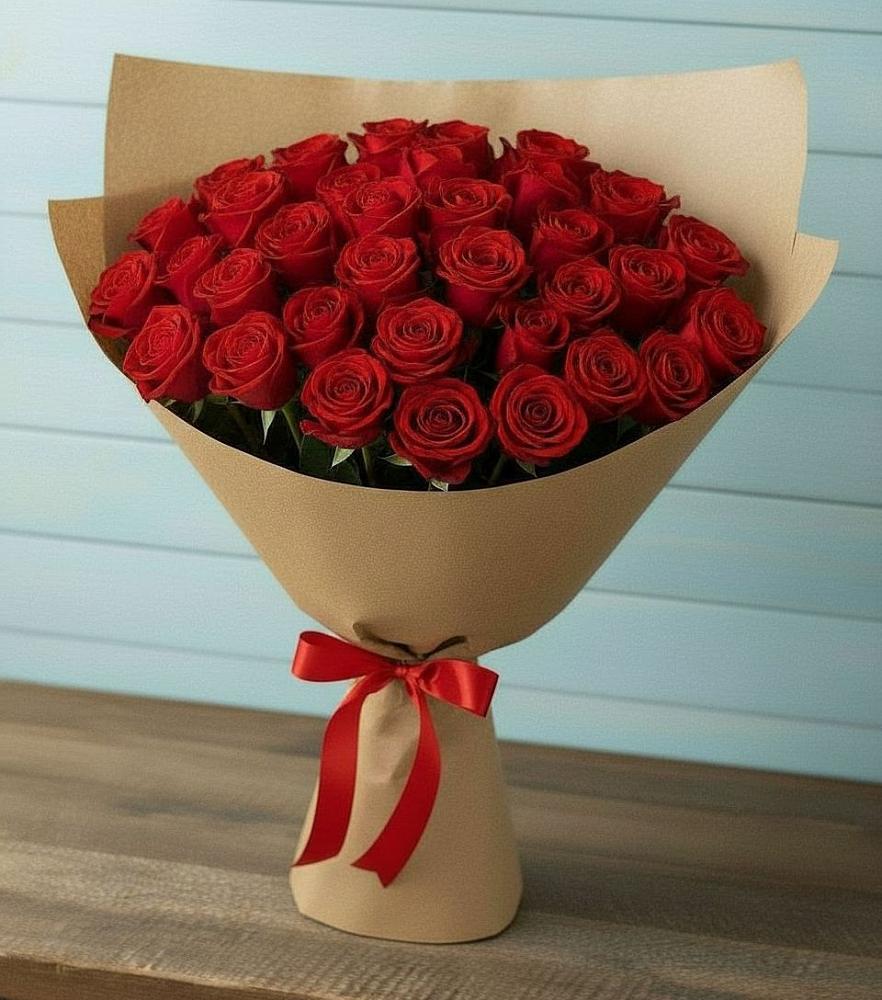 Букет Красные розы Милано в Малеевке
