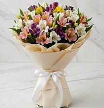 Букет цветов из:  Альстромерии #REPLACE_PRED# Малеевке