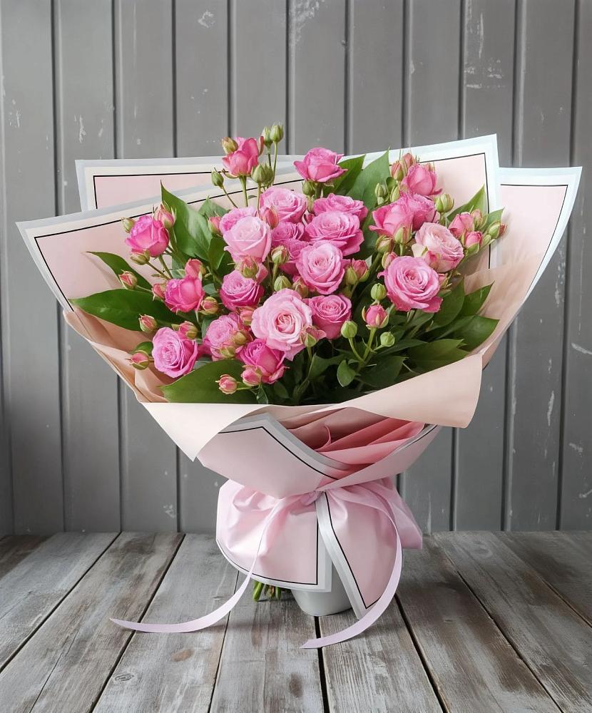 Букет Розовый кустик в Малеевке