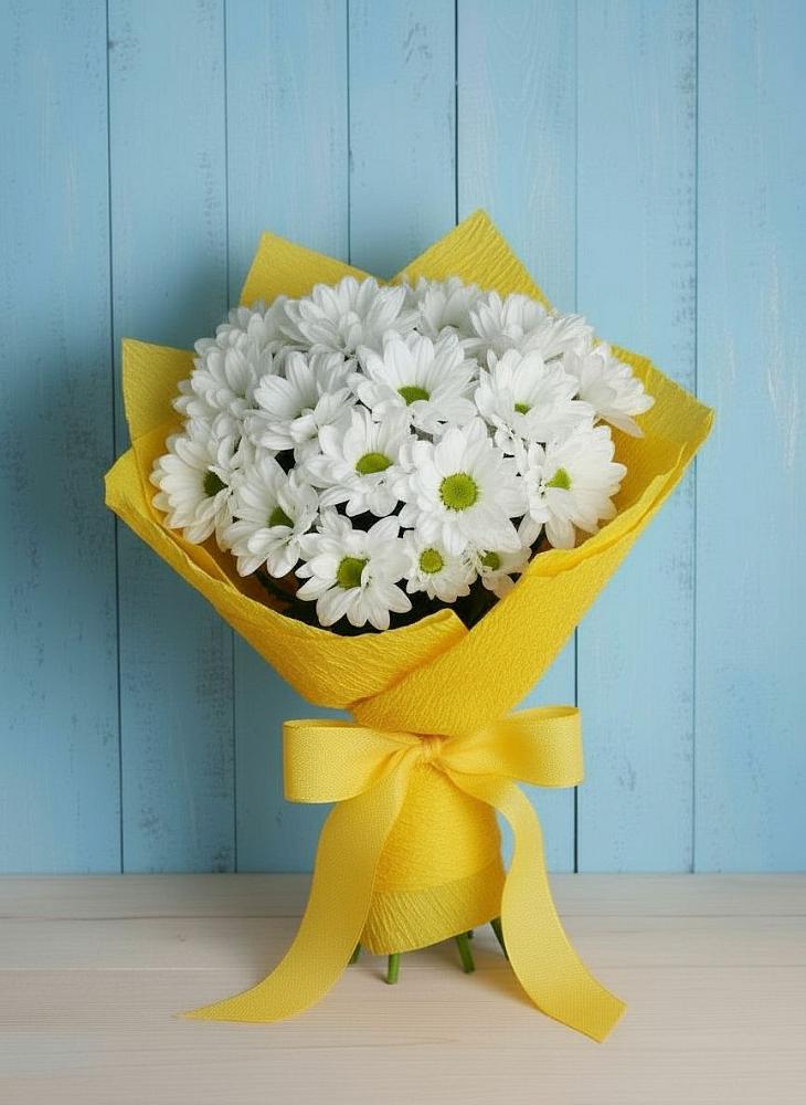 Букет цветов из: Хризантемы в Малеевке