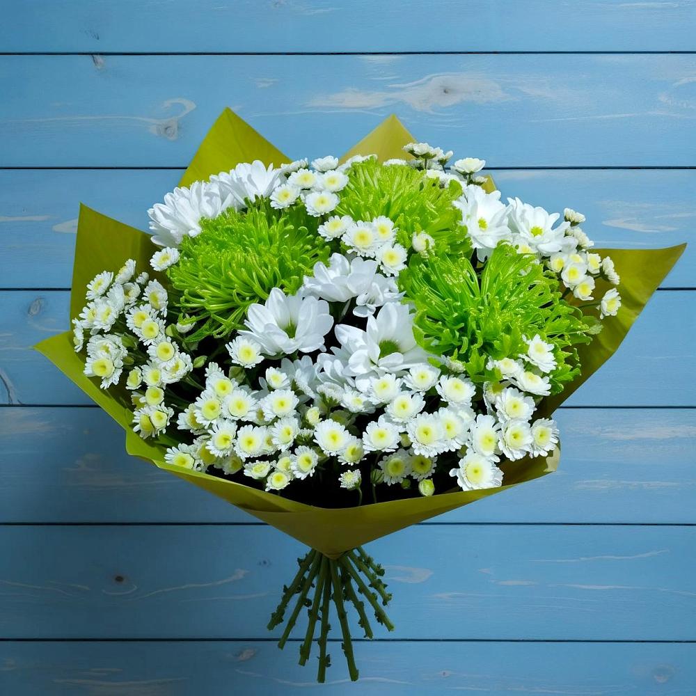Букет цветов из: Хризантемы в Малеевке