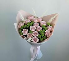 Букет цветов из:  Розы и Хризантемы в Малеевке