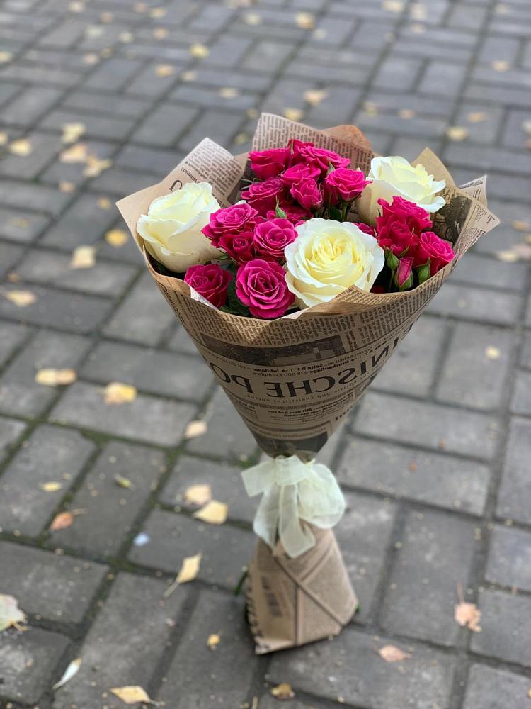 Букет цветов из: Розы в Малеевке