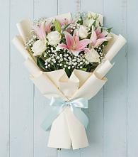 Букет цветов из:  Лилии в Малеевке